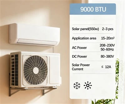 Ev İçin 9000btu Güneş Enerjili Klima