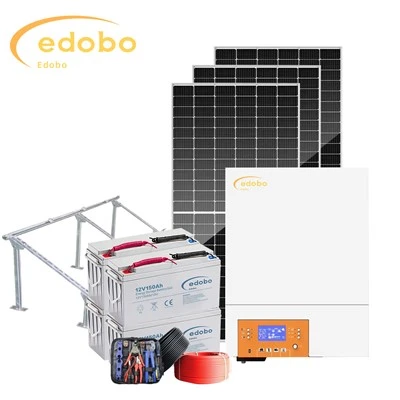 Pillerle 10kw Kapalı Izgara Güneş Sistemi