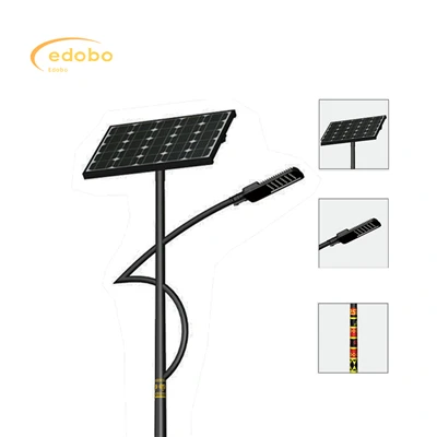 Açık 80w / 100w / 120w Bölünmüş Güneş Enerjili Sokak Lambası