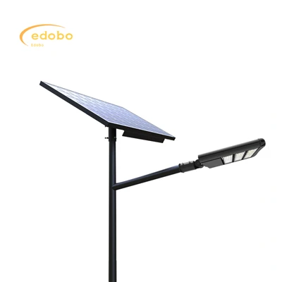 Lityum Pil Siyah Panelli Solar Lamba Güneş Enerjili Sokak Lambası